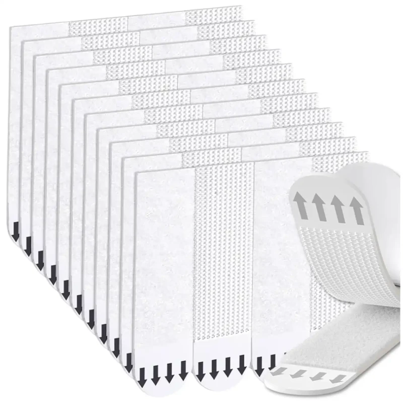 Rzepy samoprzylepne do montażu wieszania obrazów 24 szt 16 x 70 mm2.webp