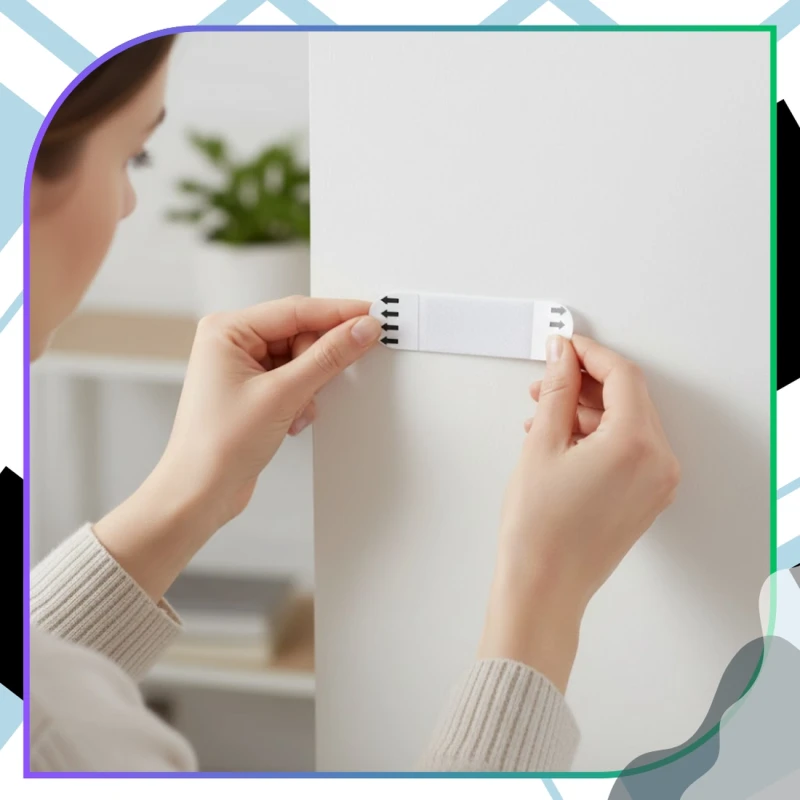 Rzepy samoprzylepne do montażu wieszania obrazów 24 szt 16 x 70 mm9.webp