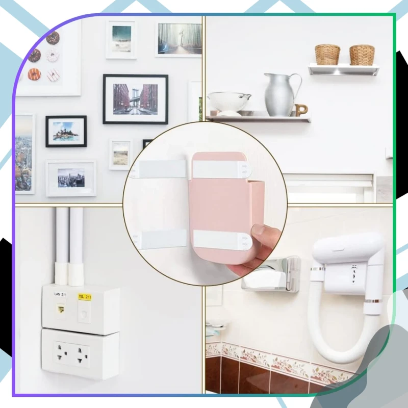 Rzepy samoprzylepne do montażu wieszania obrazów 24 szt 16 x 70 mm10.webp