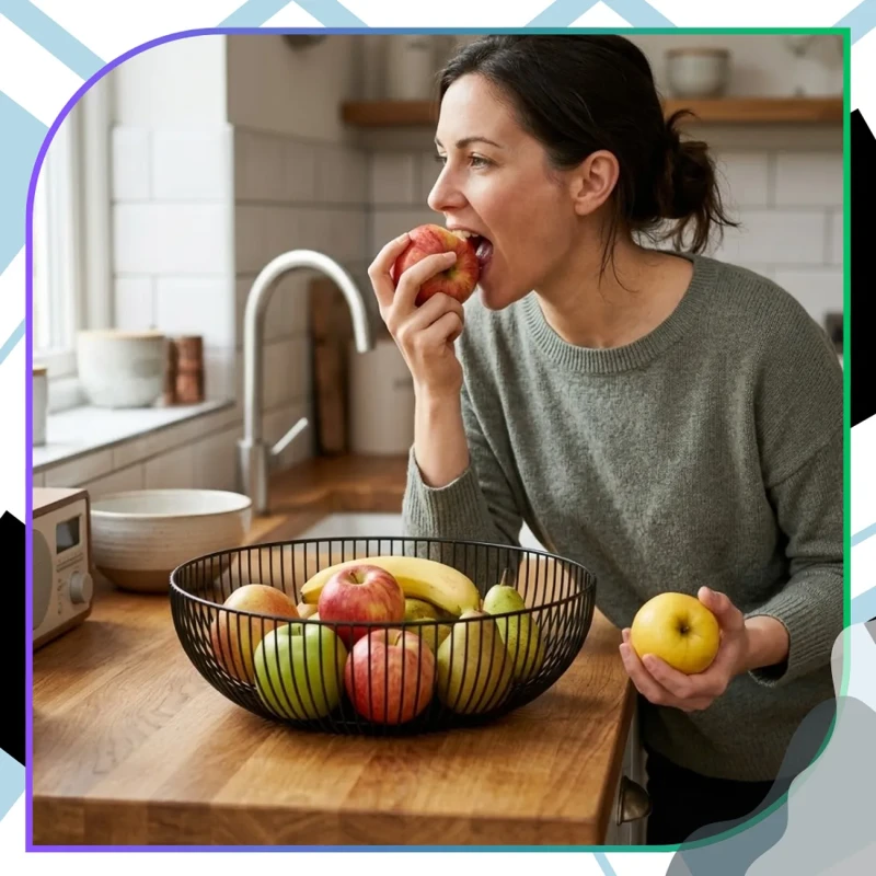 Organizer na owoce warzywa i przekąski czarny metalowy styl nordycki8.webp