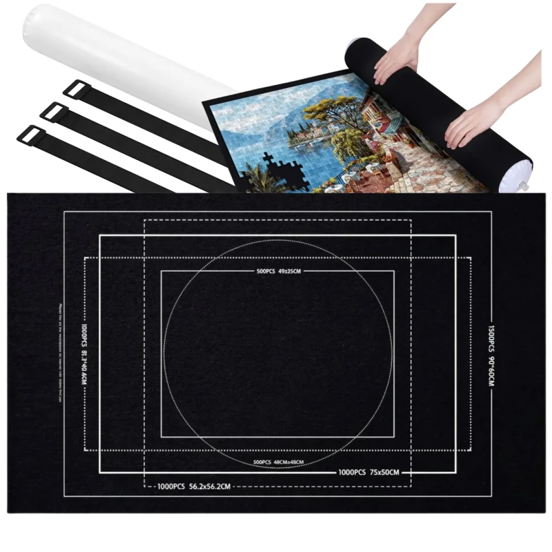 Mata do układania i przechowywania puzzli zestaw organizer puzzle 115x66 cm2.webp