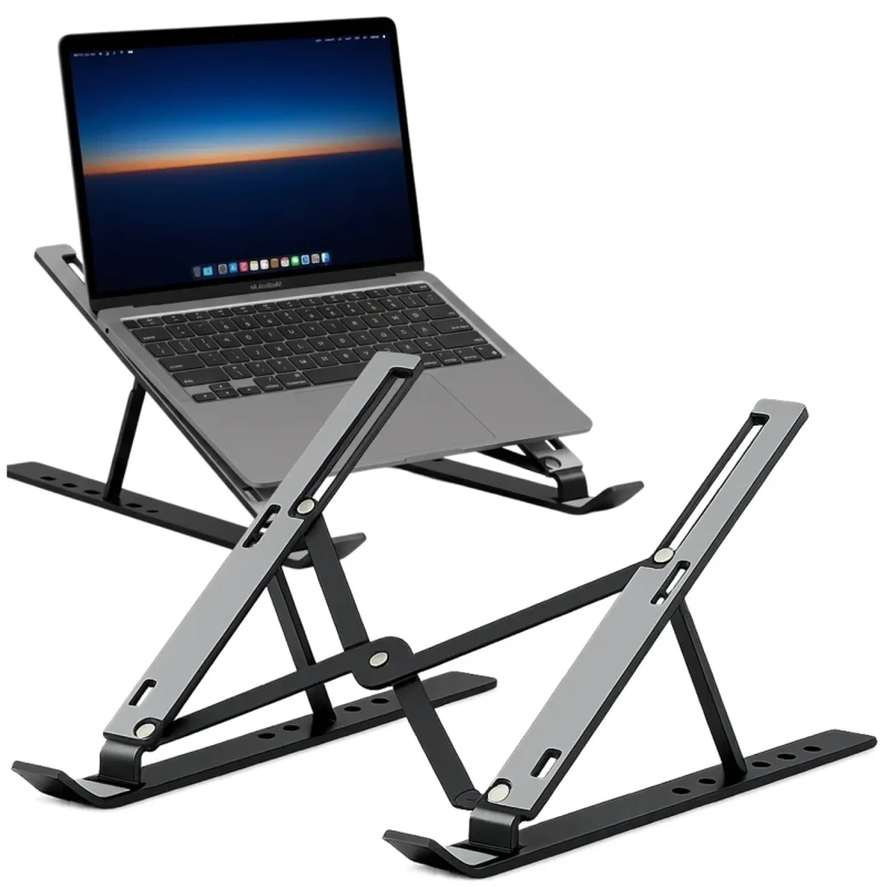 Składana podstawka pod laptopa regulowana stojak aluminiowy2.webp