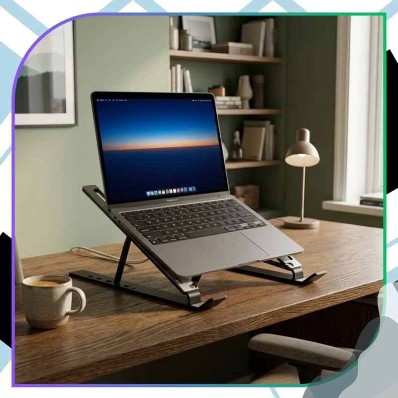 Składana podstawka pod laptopa regulowana stojak aluminiowy9.webp