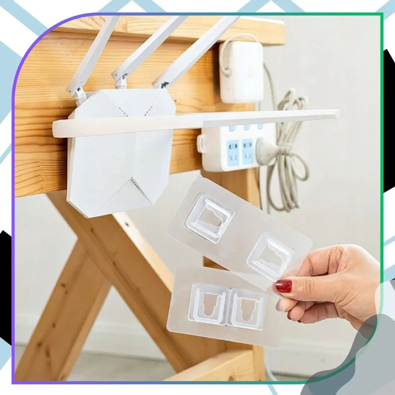 Samoprzylepny haczyk ścienny przezroczysty bez wiercenia9.webp