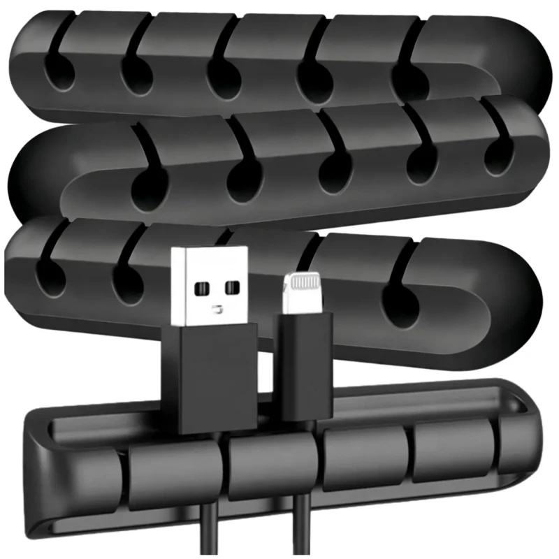 Organizer do kabli samoprzylepny klips na przewody 5 miejsc – zestaw 3 szt.2.webp