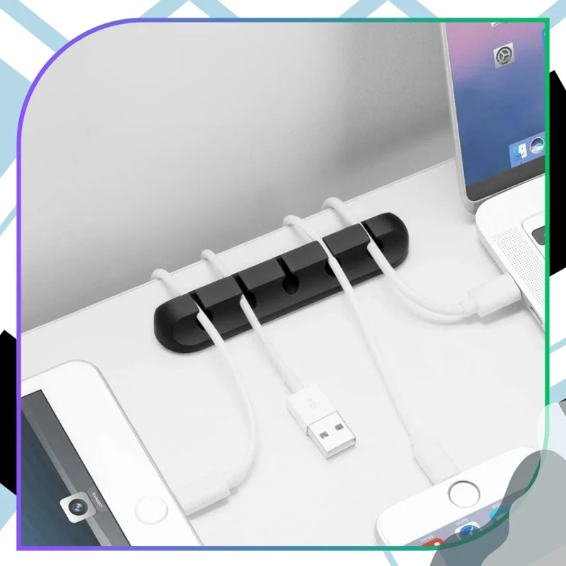Organizer do kabli samoprzylepny klips na przewody 5 miejsc – zestaw 3 szt.6.webp