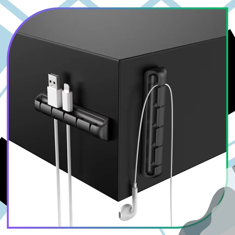 Organizer do kabli samoprzylepny klips na przewody 5 miejsc – zestaw 3 szt.7.webp