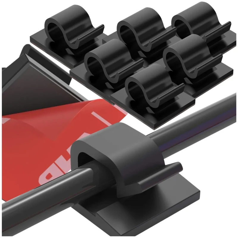 Samoprzylepne klipsy do kabli 3M – organizer przewodów zestaw 30 sztuk2.webp