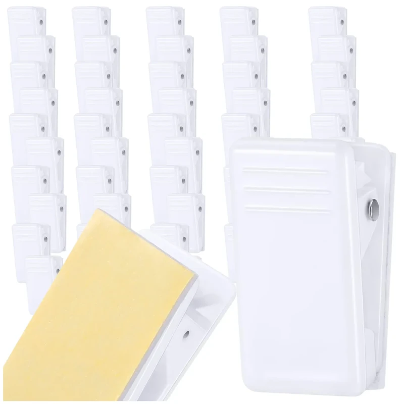 Uchwyty samoprzylepne klipsy na zdjęcia notatki biuro dom 50 szt2.webp