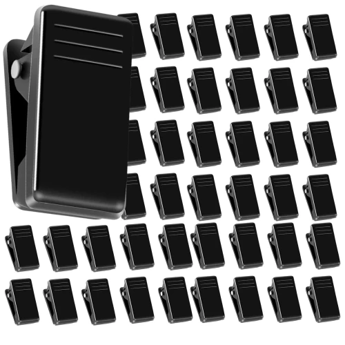 Czarne klipsy samoprzylepne uchwyty na zdjęcia plakaty notatki 50 szt