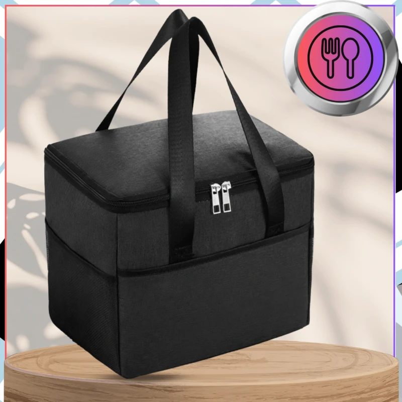 LUNCH BOX termiczna na jedzenie torba śniadaniowa pojemna5.webp