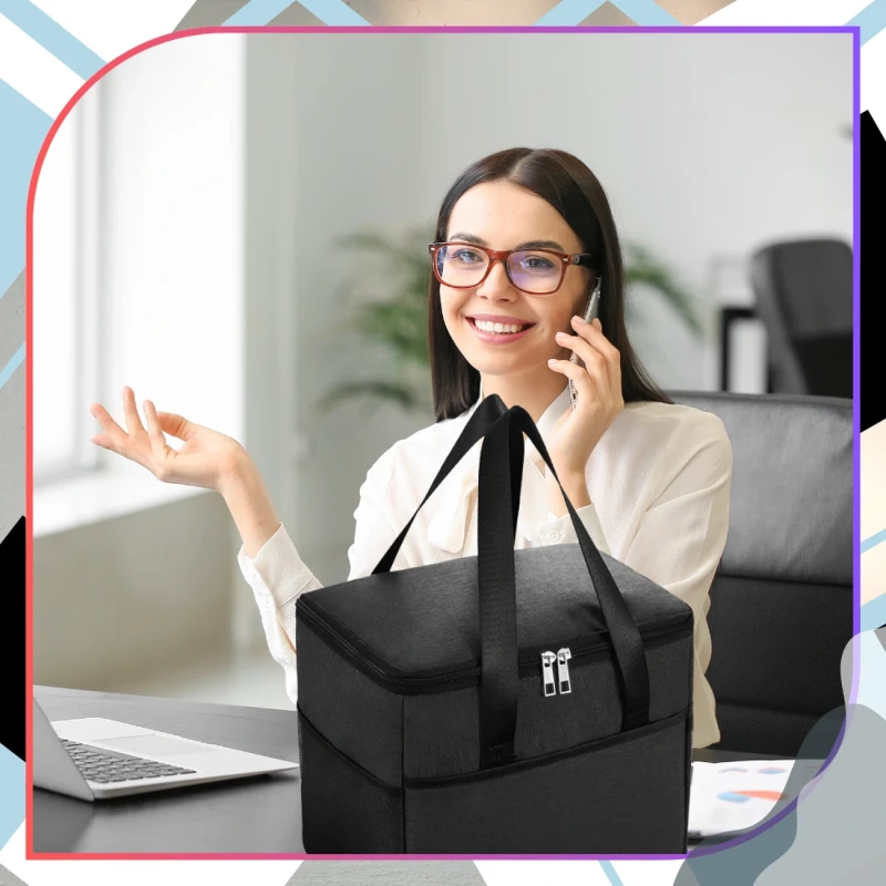 LUNCH BOX termiczna na jedzenie torba śniadaniowa pojemna11.webp