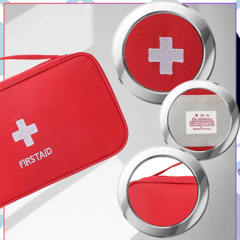 Apteczka medyczna na leki podróżna organizer zestaw 3 szt7.webp