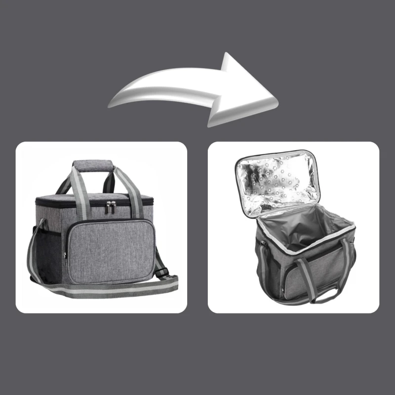 Torba LUNCH BOX termiczna pojemna na jedzenie śniadaniowa na ramię8.webp