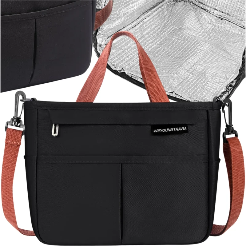 Torba LUNCH BOX termiczna pojemna na podróż jedzenie śniadaniowa2.webp