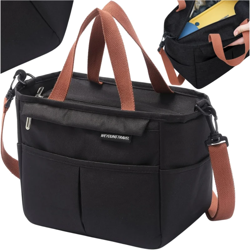 Torba LUNCH BOX termiczna pojemna na podróż jedzenie śniadaniowa3.webp