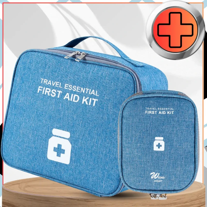 Apteczka kosmetyczka na leki podróżna organizer medyczna5.webp