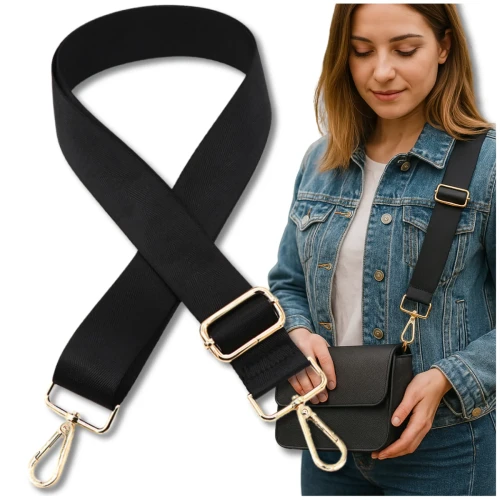Pasek do torebki torby długi regulowany szeroki parciany