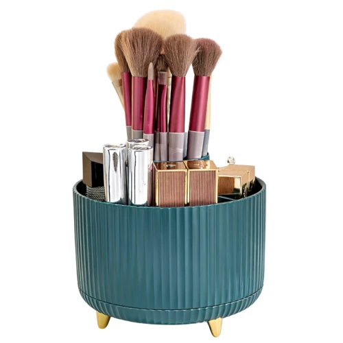 Organizer Na Kosmetyki Pojemnik Na Makijaż Pudełko Do Przechowywania Zielony