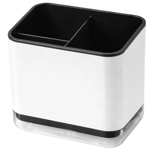 Pojemnik Na Sztućce Organizer Kuchenny Ociekacz Na Łyżki Czarny