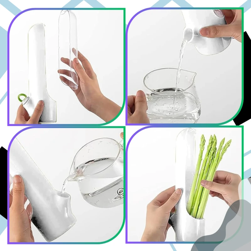 Pojemnik Na Zioła Herb Saver Organizer Do Lodówki Świeże Zioła 2 Szt9.webp