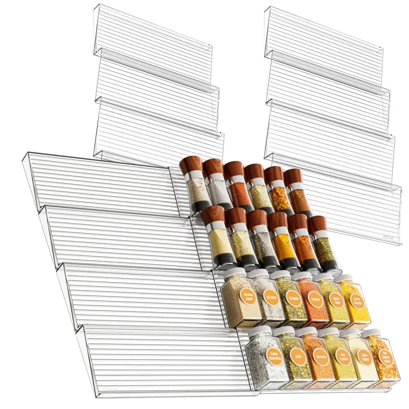 Organizer Na Przyprawy Do Szuflady Stojak 4 Poziomy 2 Sztuki Do Przechowywania2.webp