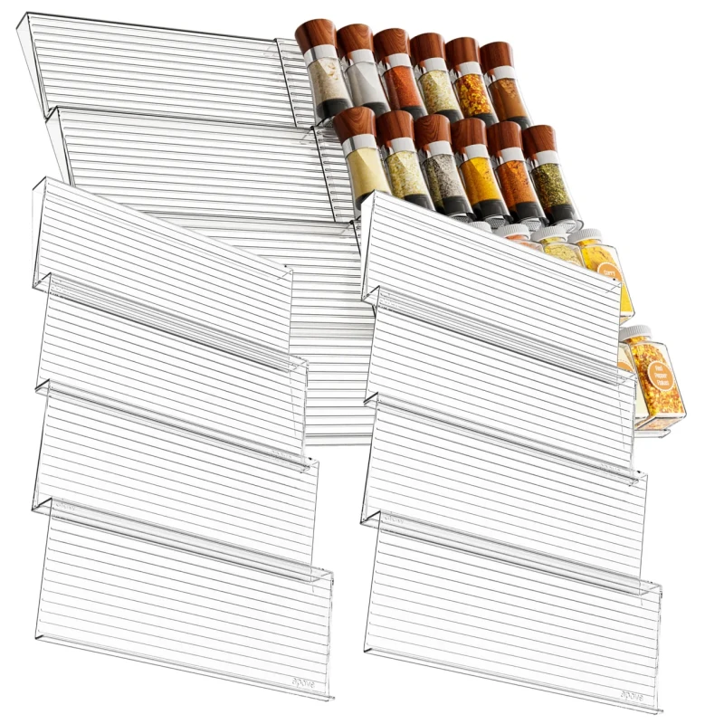 Organizer Na Przyprawy Do Szuflady Stojak 4 Poziomy 2 Sztuki Do Przechowywania3.webp