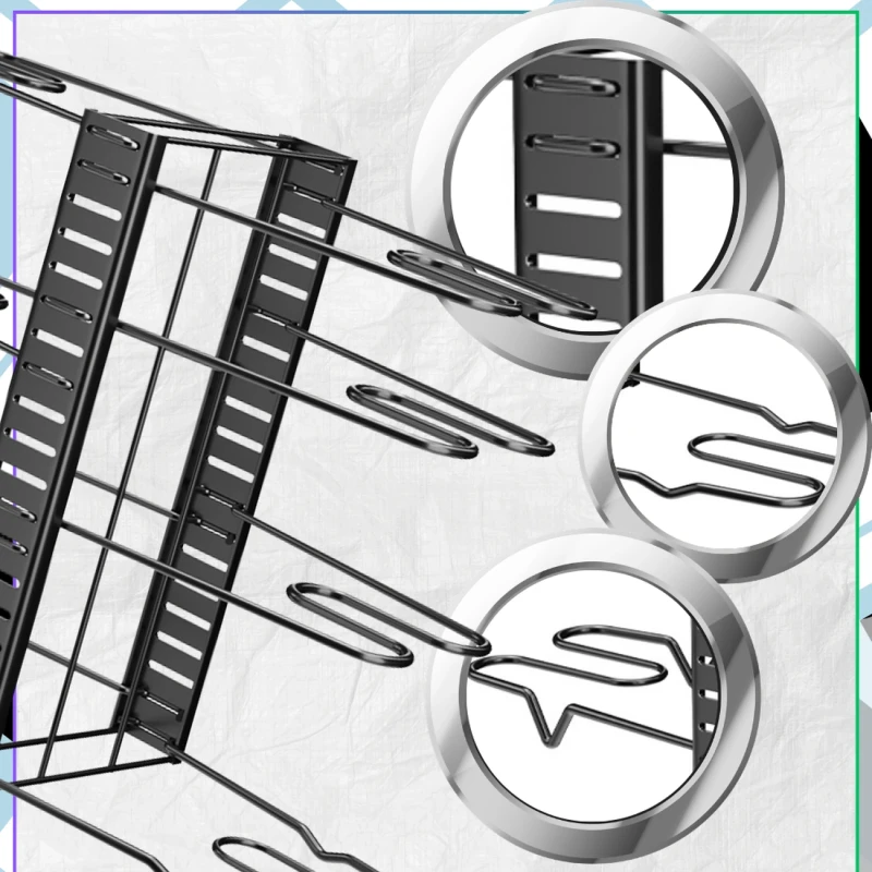 Stojak Na Garnki 8 Poziomów Organizer Kuchenny Metalowy Regulowany5.webp