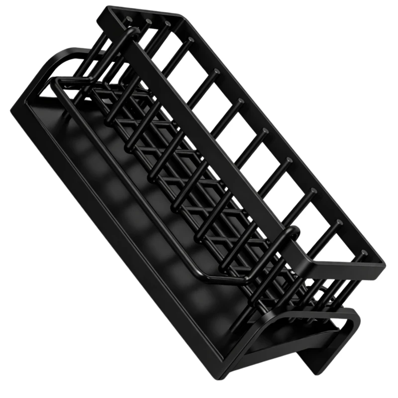 Organizer Do Zlewu Suszarka Na Gąbki Dozownik Stojak Czarny4.webp