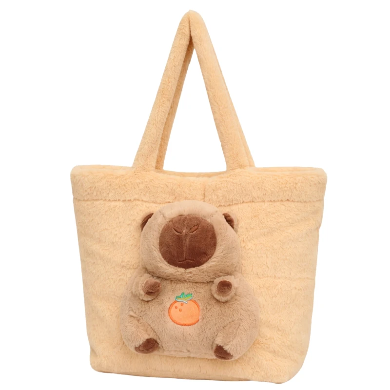 Modna Torebka Kapibara Pluszowa Torba Shopper Dla Dzieci I Młodzieży1.webp