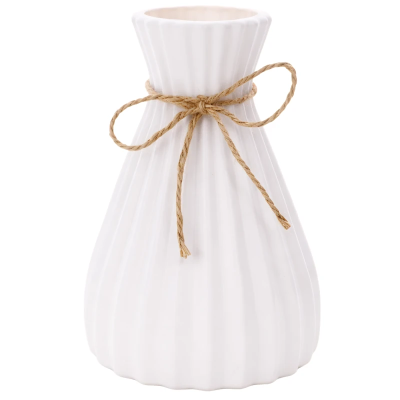 Wazon Dekoracyjny Biały Nowoczesny Design Do Wnętrz Prezent1.webp