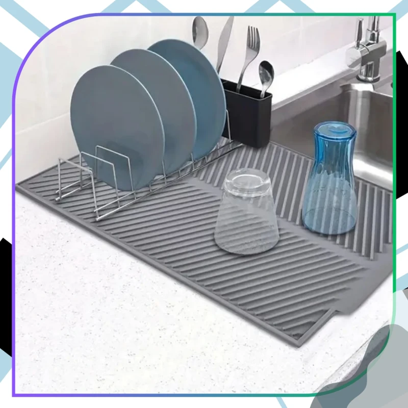 Silikonowa Mata Do Suszenia Naczyń Odporna Na Temperaturę 51x419.webp