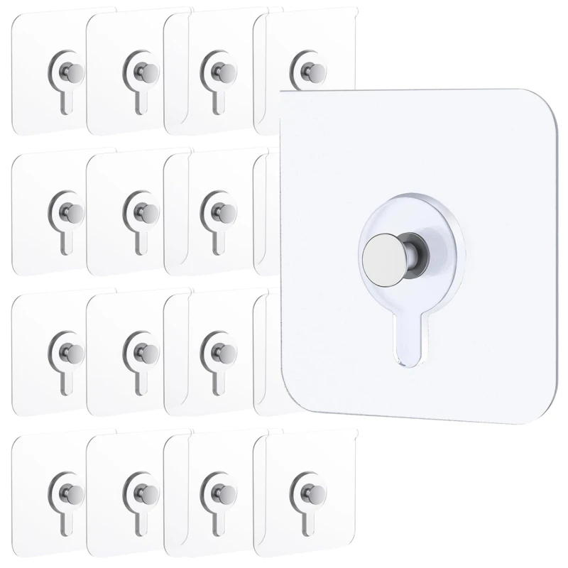 Zestaw Haczyków Samoprzylepnych 30 Sztuk Do Kuchni Łazienki Mocne1.webp