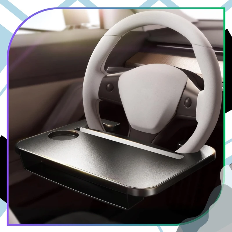 Składany stolik samochodowy uniwersalny na kierownicę lub zagłówek9.webp