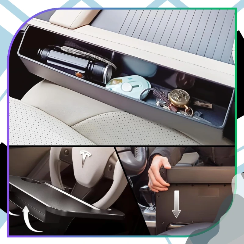 Składany stolik samochodowy uniwersalny na kierownicę lub zagłówek11.webp