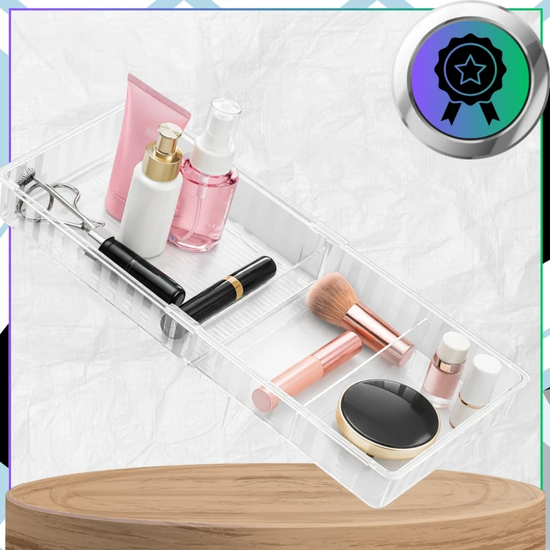 Organizer do szuflady regulowany na przybory na kosmetyki do makijażu4.webp