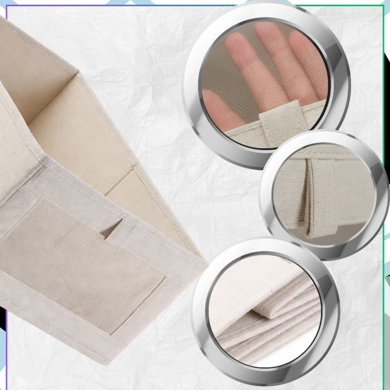 Pudełko Do Przechowywania Ubrań Beżowe Organizer 2 Sztuki Szafa5.webp