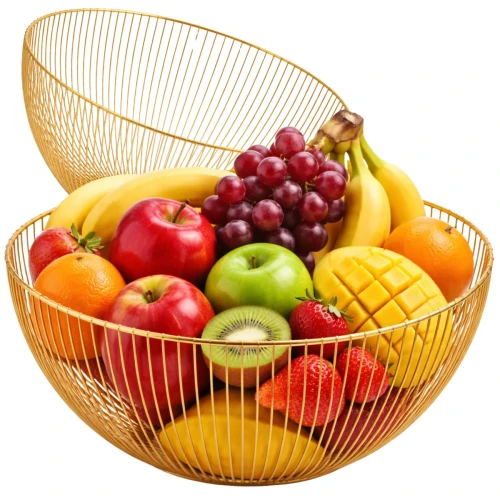 Kosz Na Owoce Metalowy Złoty Nowoczesny Organizer Do Kuchni