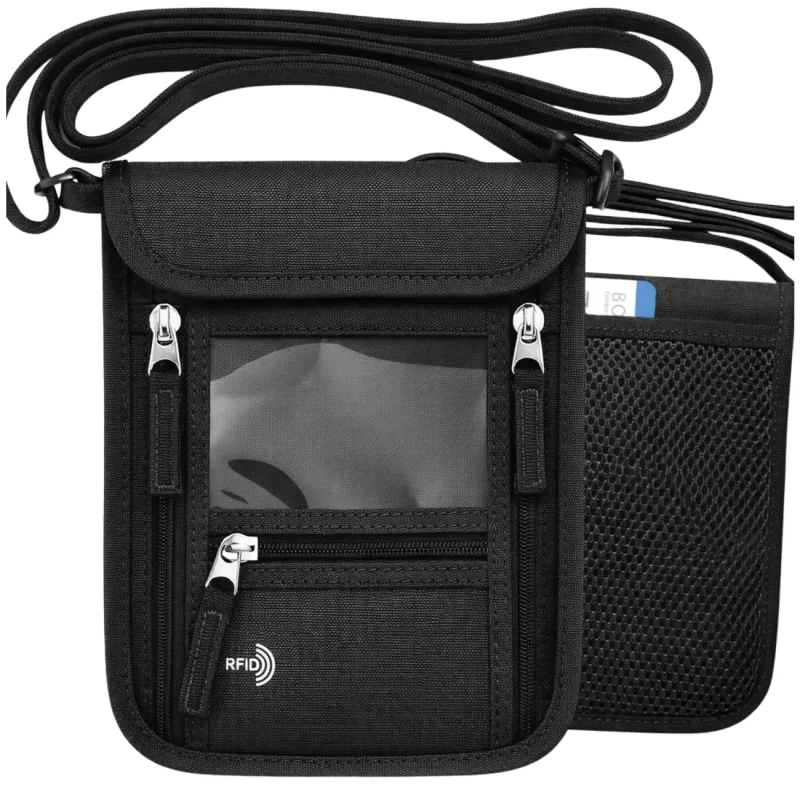 Etui Na Paszport RFID Torba Na Dokumenty Podróżna Antykradzieżowa3.webp