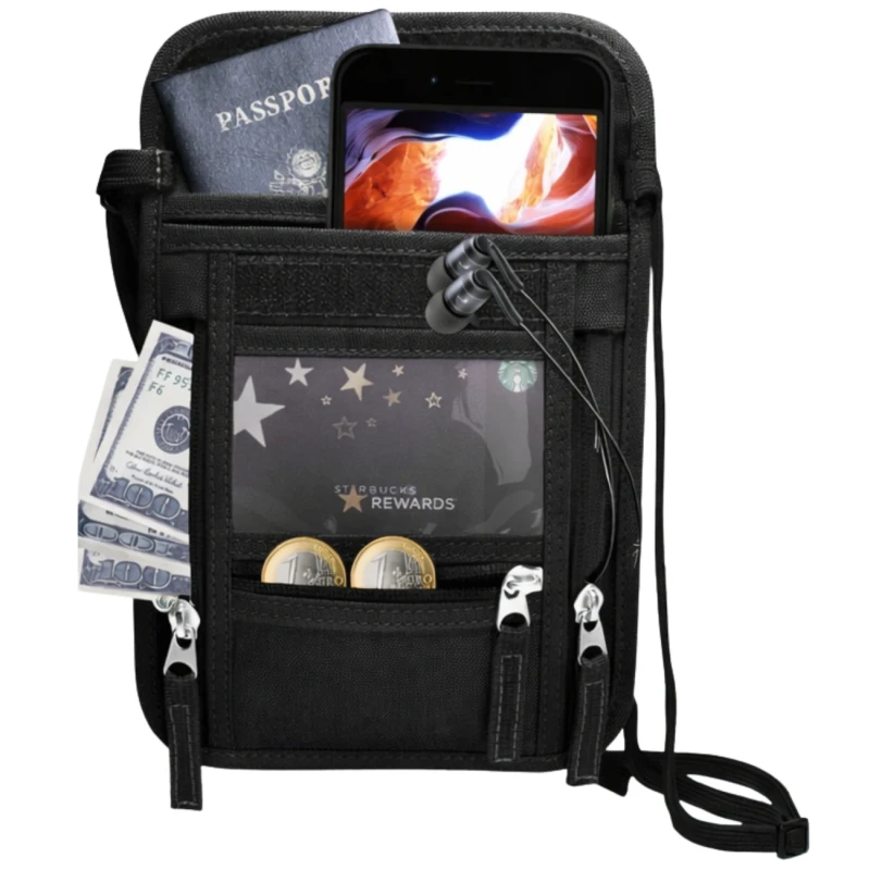 Etui Na Paszport RFID Torba Na Dokumenty Podróżna Antykradzieżowa4.webp