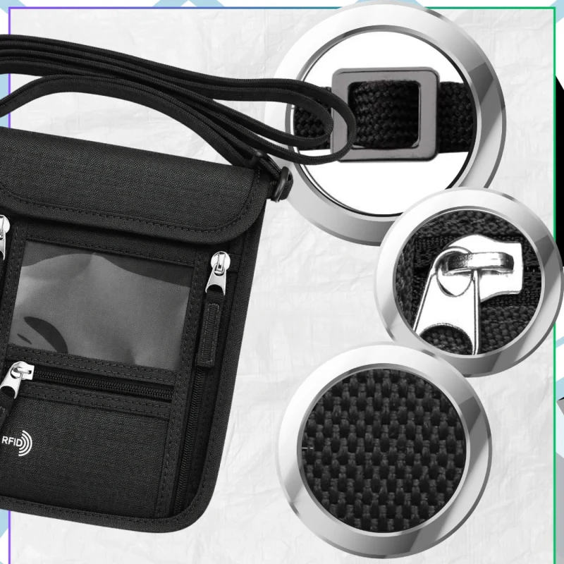 Etui Na Paszport RFID Torba Na Dokumenty Podróżna Antykradzieżowa5.webp