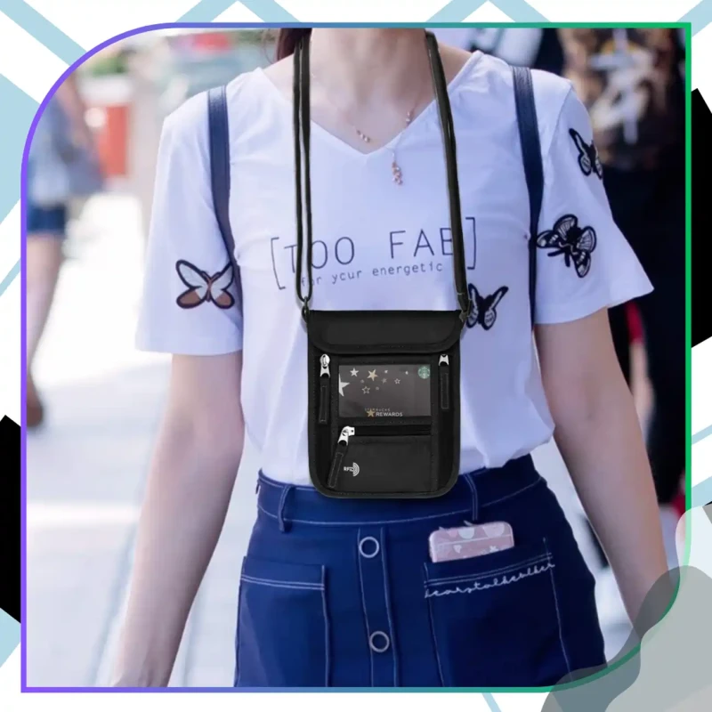 Etui Na Paszport RFID Torba Na Dokumenty Podróżna Antykradzieżowa7.webp