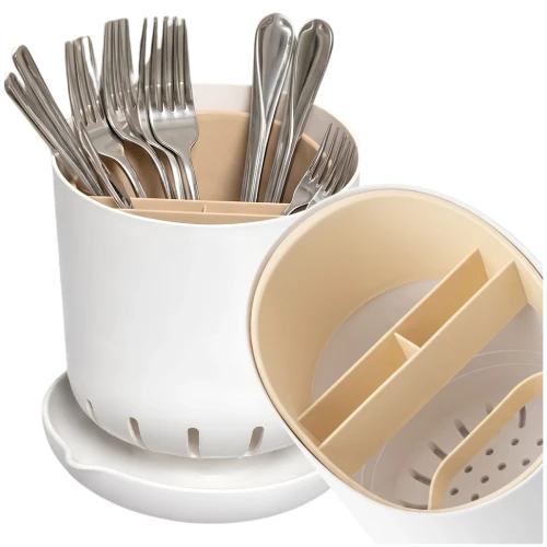 Pojemnik Na Sztućce Organizer Kuchenny Wielokomorowy Suszarka