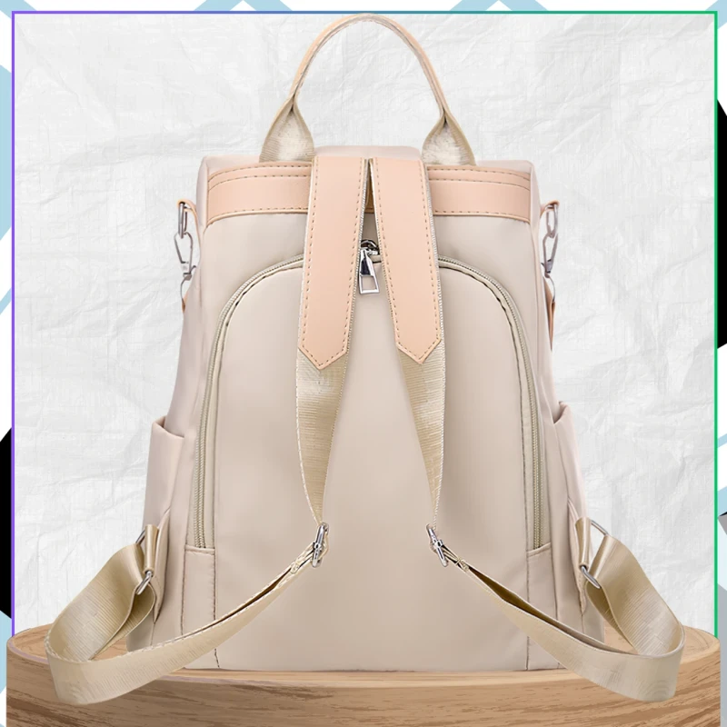 Plecak Damski Miejski Sportowy Pojemny Wodoodporny Kwiaty5.webp