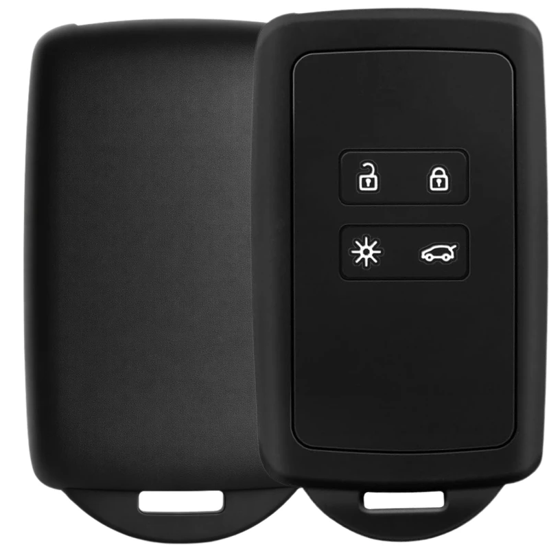 Etui Silikonowe Na Kluczyk Renault Dacia Czarny Ochrona Pilot4.webp