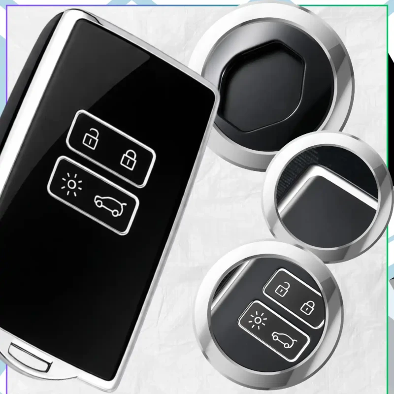 Etui Na Kartę Samochodową Kluczyk Uniwersalne Ochrona ABS6.webp