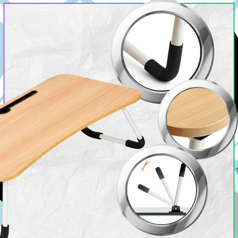 Stolik Pod Laptop Do Łóżka Składany Podstawka Biurko Z Miejscem Na Tablet5.webp