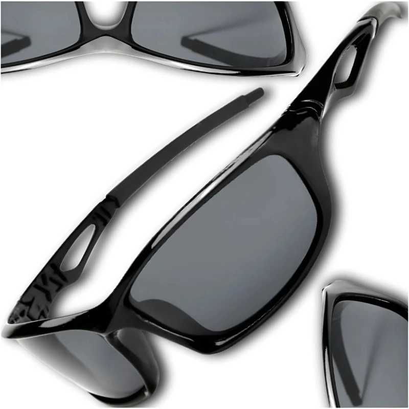Sportowe okulary do jazdy polaryzacyjne uniwersalne czarne1.webp