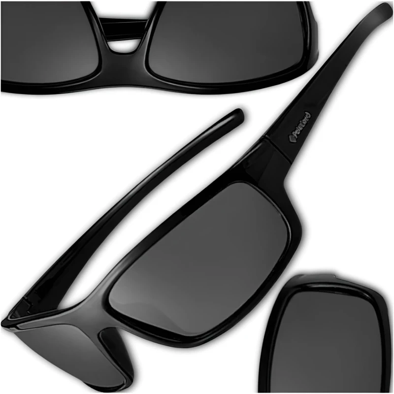 Polaryzacyjne okulary męskie do jazdy czarne uniwersalne sportowe1.webp