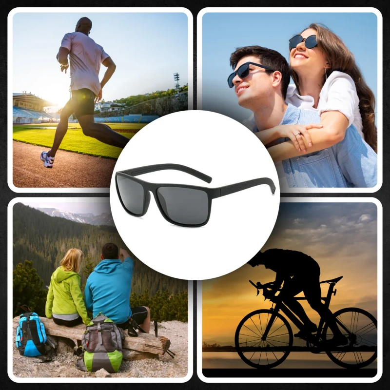 Sportowe okulary polaryzacyjne uniwersalne nerdy męskie czarne7.webp